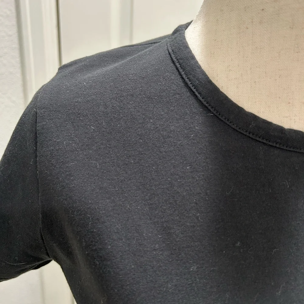 J. Crew Black T-Shirt Dress - Picture 4 of 6